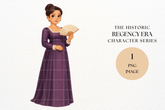 Adding Historical Elegance with Regency Lady Clipart