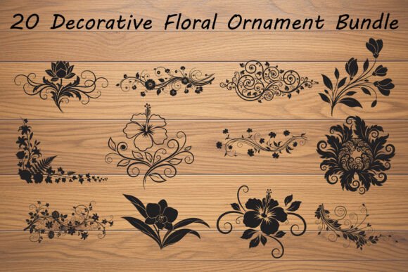 Botanical Swirls & Flower Elements: A Designer's Toolkit