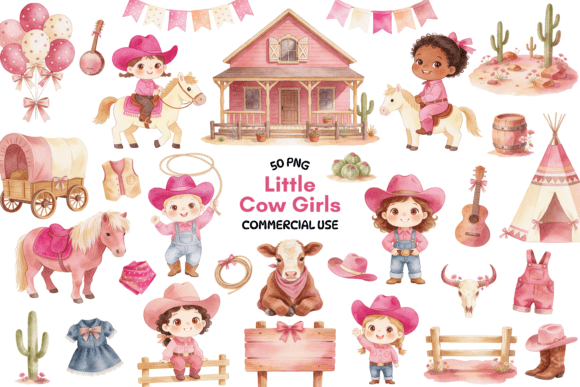 Charming Western Clipart for Your Creative Projects