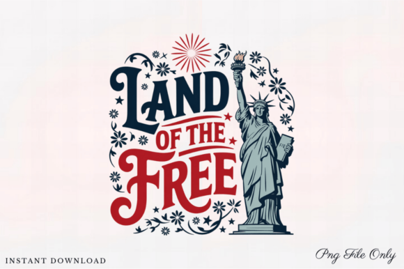 Land of the Free Boho Png: A Design Asset for Modern Creators