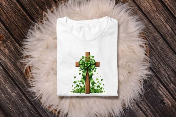 Shamrock Cross Christian Faith PNG: A Faith-Driven Design Asset