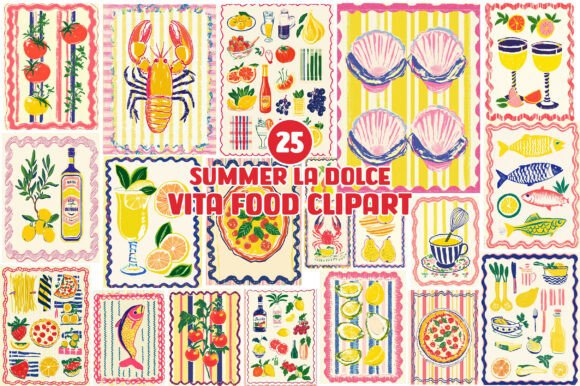 Summer La Dolce Vita Food Clipart Bundle: A Designer's Guide