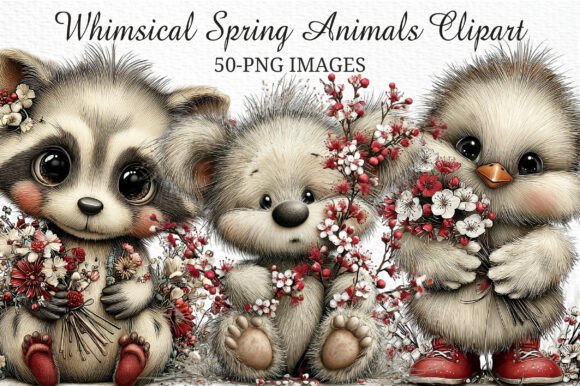 Whimsical Spring Animals Clipart Png: A Breath of Fresh Air